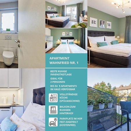 Apt Wahnfried Nr1 - Cityapartment Mit Kueche, Duschbad, Balkon, Parkplatz - Zentral Aber Ruhig 拜罗伊特 外观 照片
