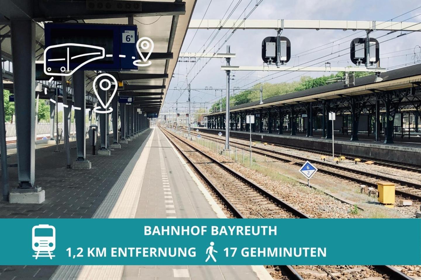 Apt Wahnfried Nr1 - Cityapartment Mit Kueche, Duschbad, Balkon, Parkplatz - Zentral Aber Ruhig 拜罗伊特 外观 照片