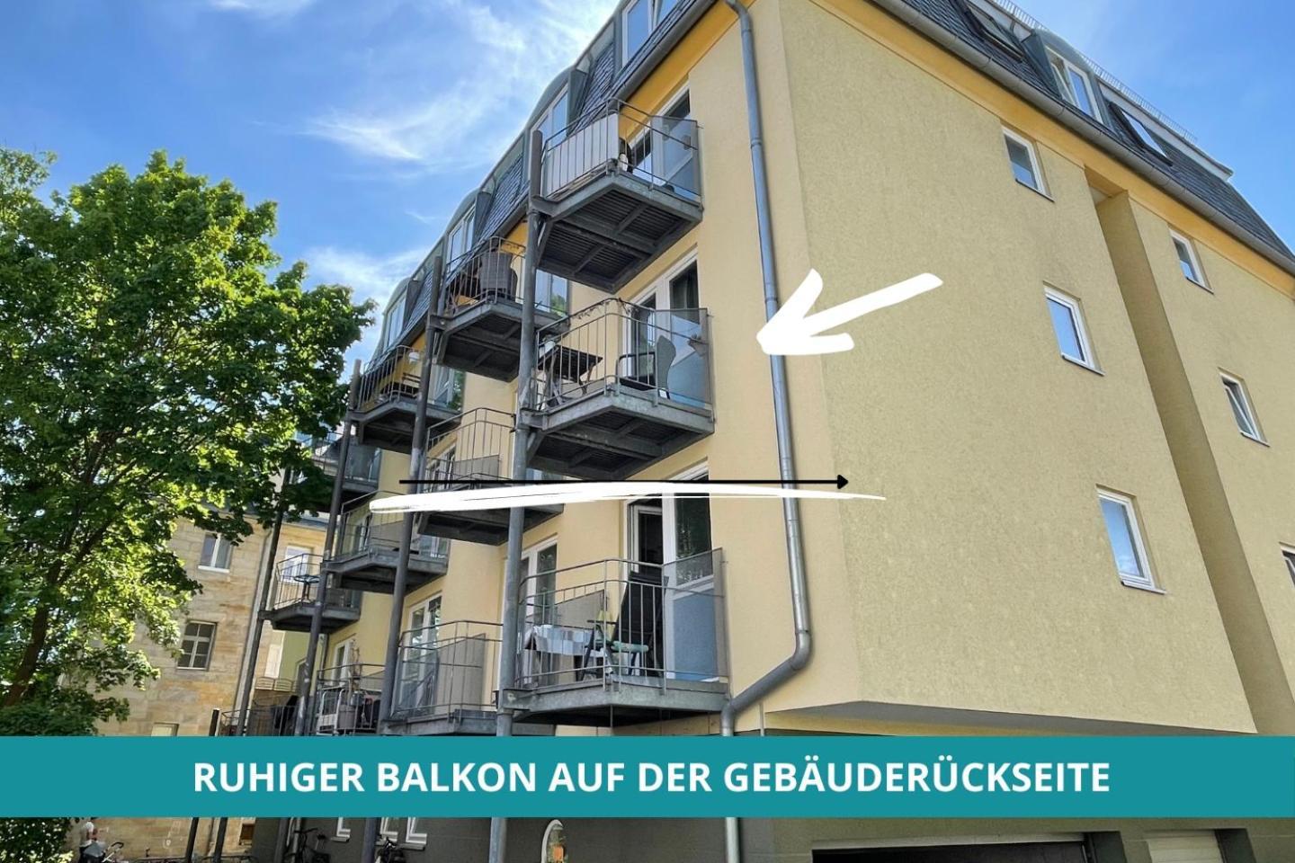 Apt Wahnfried Nr1 - Cityapartment Mit Kueche, Duschbad, Balkon, Parkplatz - Zentral Aber Ruhig 拜罗伊特 外观 照片