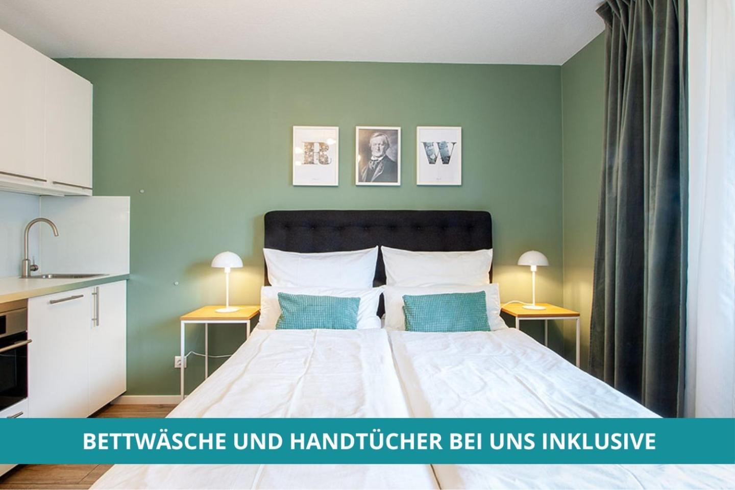 Apt Wahnfried Nr1 - Cityapartment Mit Kueche, Duschbad, Balkon, Parkplatz - Zentral Aber Ruhig 拜罗伊特 外观 照片