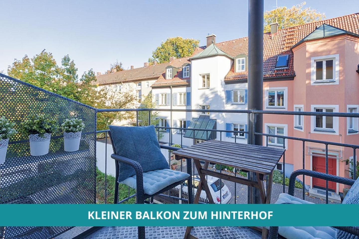 Apt Wahnfried Nr1 - Cityapartment Mit Kueche, Duschbad, Balkon, Parkplatz - Zentral Aber Ruhig 拜罗伊特 外观 照片